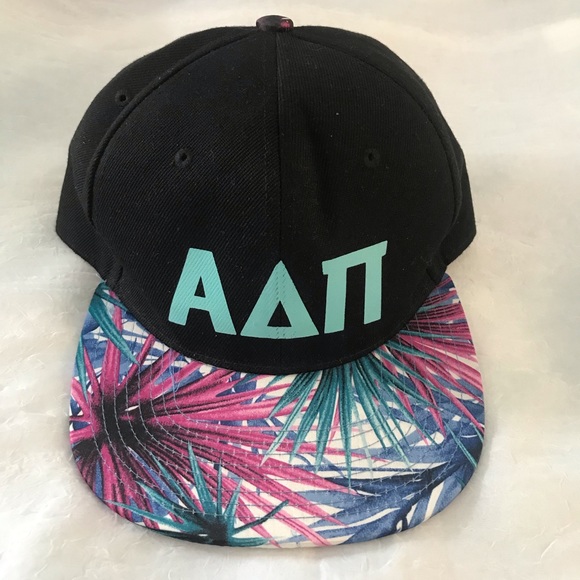 Alpha Delta Pi Sorority Snapback Hat ΑΔΠ ADPi - Picture 1 of 5